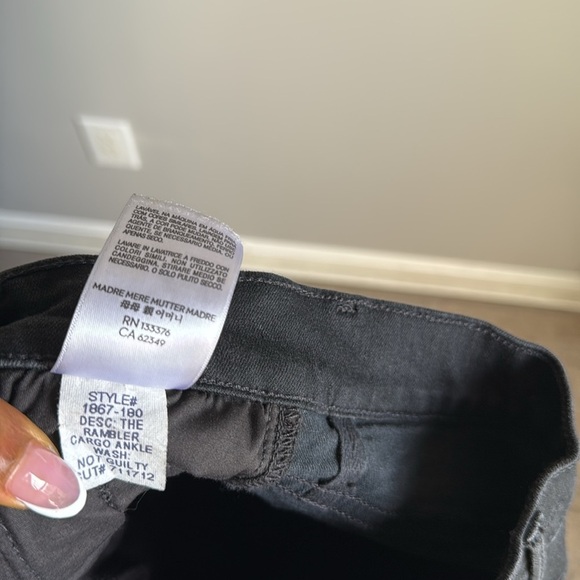 MOTHER The Rambler High Rise Cargo Ankle Jeans in Not Guilty - Picture 13 of 13